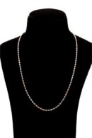 Radiant Dual-Tone Tennis Necklace