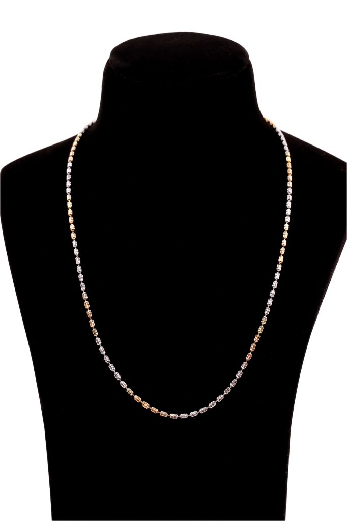 Radiant Dual-Tone Tennis Necklace