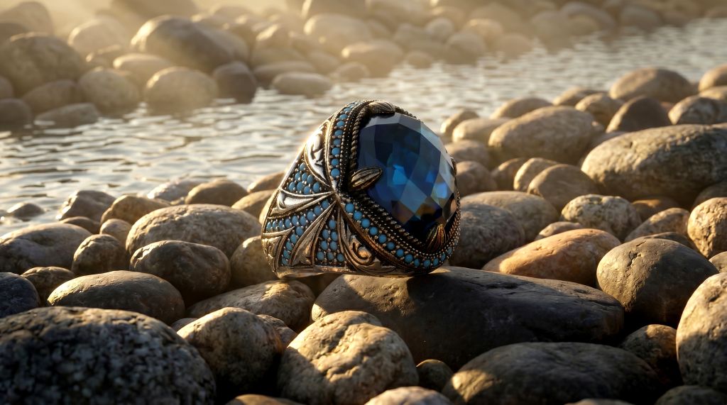 Midnight Ocean Royal Ring