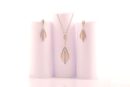 Dainty Leaf Jewelry Set