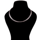Multi-Strand Shimmering Liquid Chain Necklace