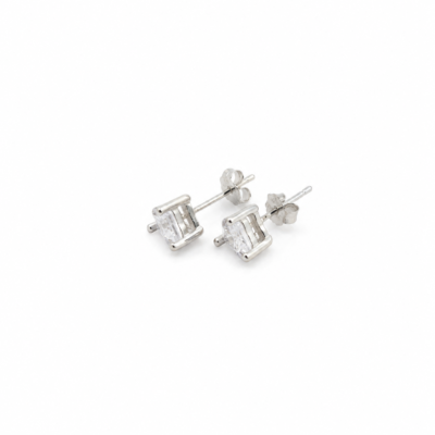 Asscher-Cut Cubic Zirconia Earrings