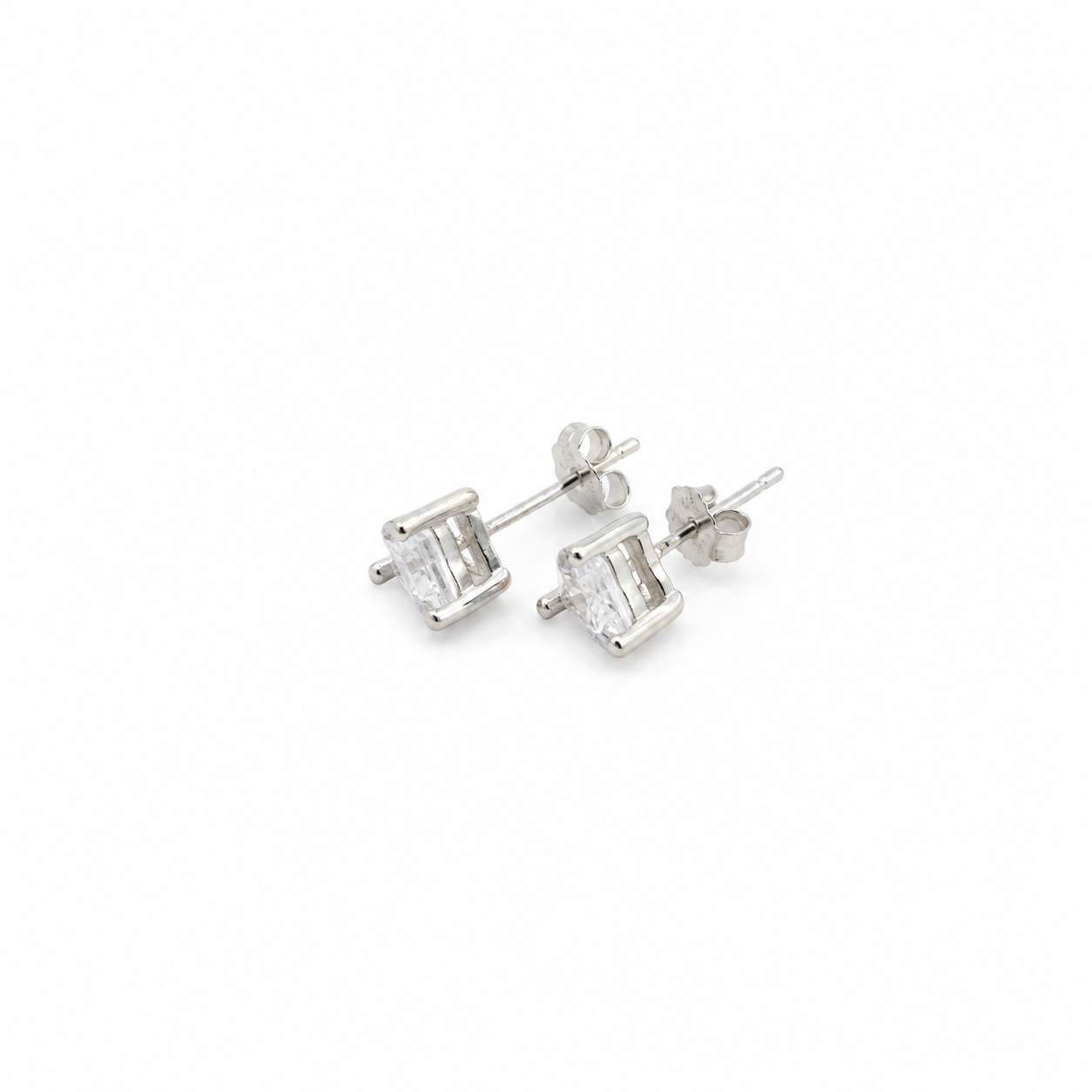 Asscher-Cut Cubic Zirconia Earrings