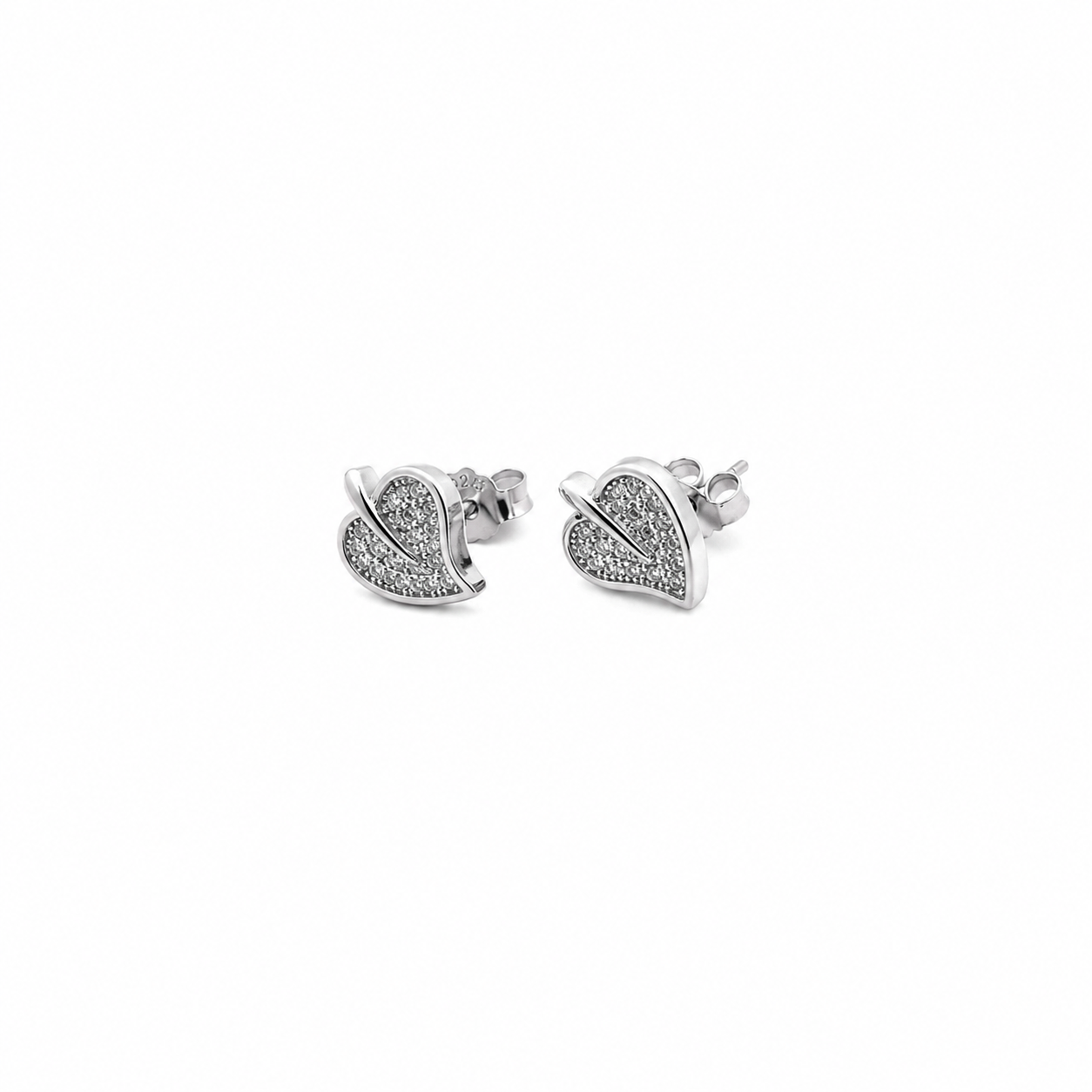 Betel Leaf Cubic Zirconium Earrings