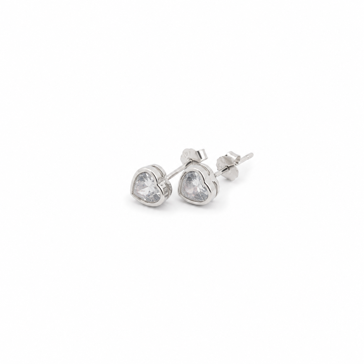 Heart-shaped Cubic zirconia Earrings