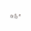 Oval-Cut Cubic Zirconia Earrings