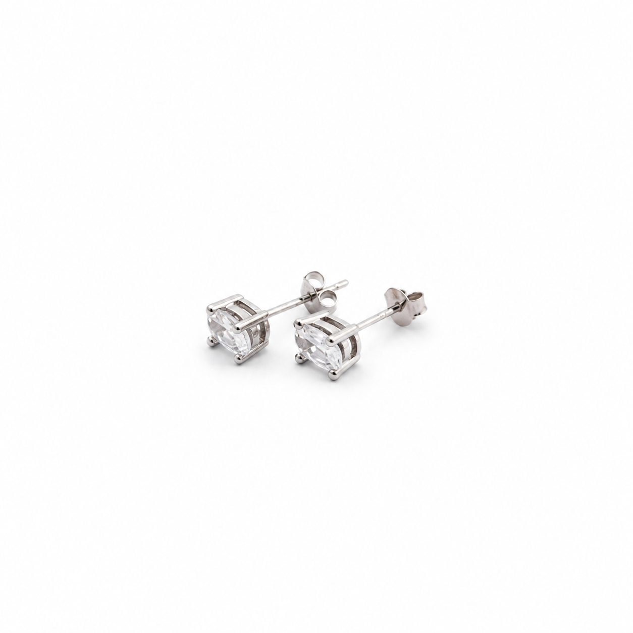 Oval-Cut Cubic Zirconia Earrings