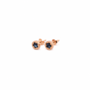 Sapphire Clover Stud Earrings