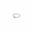 Zirconium Studded Silver Ring